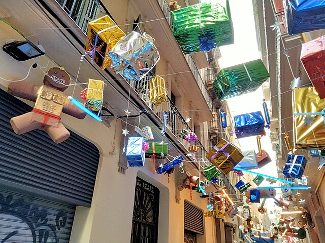 Straßenfest in Barcelona